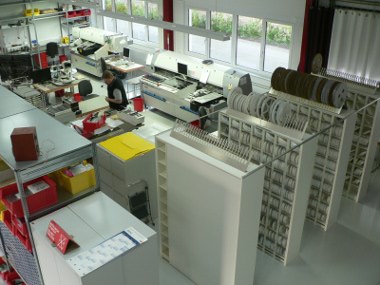 Produktionshalle von oben